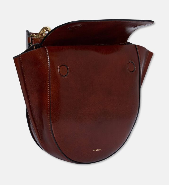 Wandler Hortensia Palissander Glaze Small Bag, Brown, Packshot View