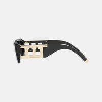 Acetate Rectangle Frame Sunglasses 62