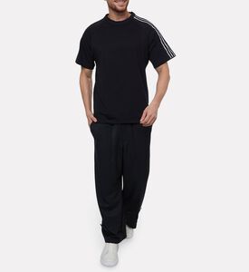 Y-3 Stripe-print Long-sleeve Top, Model View