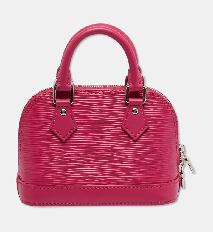 Louis Vuitton Preowned Louis Vuitton Alma Nano Hot Pink Epi Satchel, Packshot View