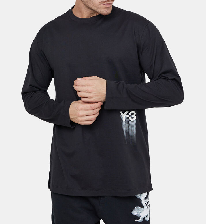 تيشيرت Gfx Ss قطن بأكمام طويلة