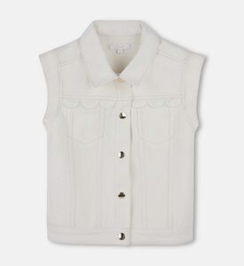 Sleeveless Denim Vest