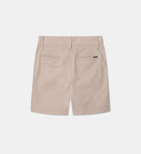 Embroidered Logo Chino Shorts