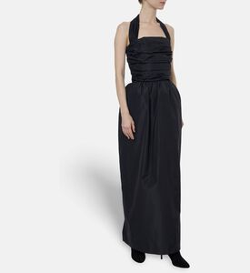 Patou Strapless Bow Neckline-detail Maxi Dress, Model View
