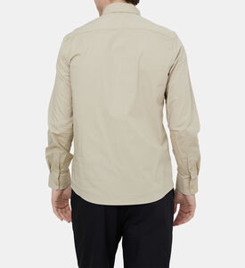 Slim Cotton Poplin Stretch Shirt