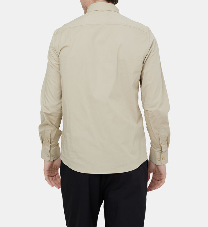 Slim Cotton Poplin Stretch Shirt