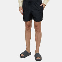 Elastic Waistband Swim Shorts