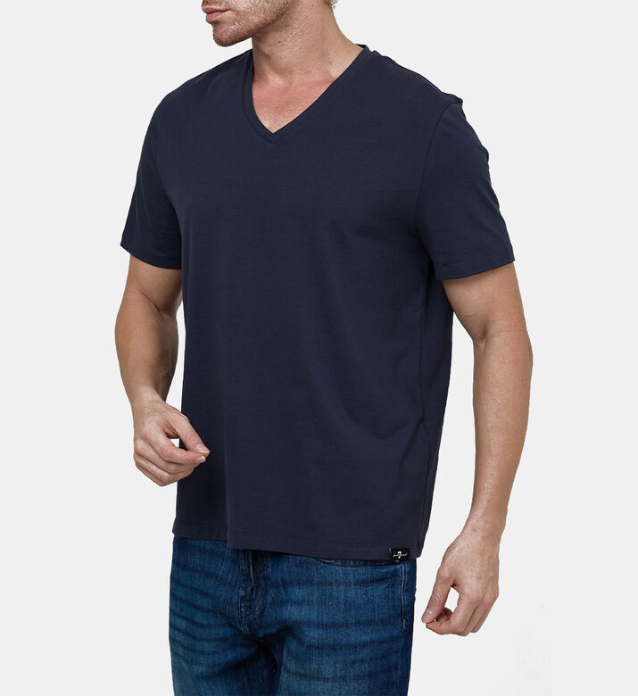 Luxe Performance V-neck Jersey T-shirt