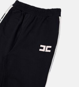 Side Stripe-print Regular-fit Pants