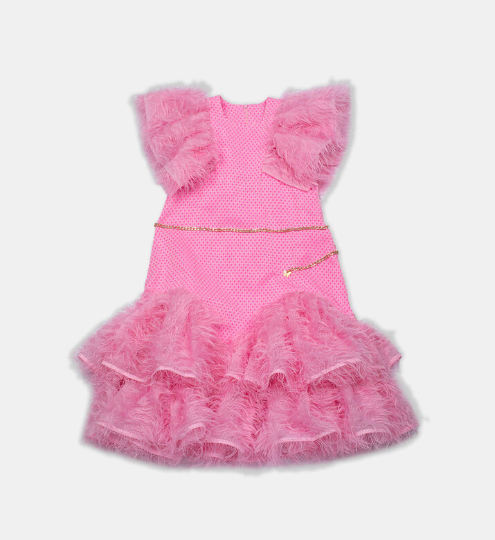 Layered Feathered Dress