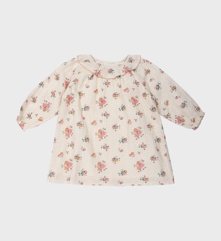 Damour Double Gauze Floral-print Dress