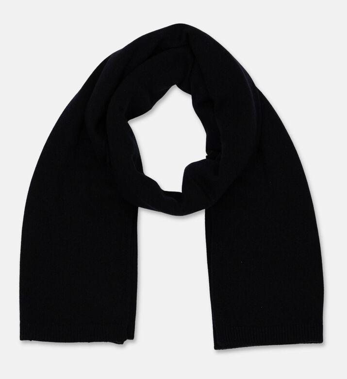 Galeries Lafayette Knit Regular-fit Scarf, Black, Packshot View