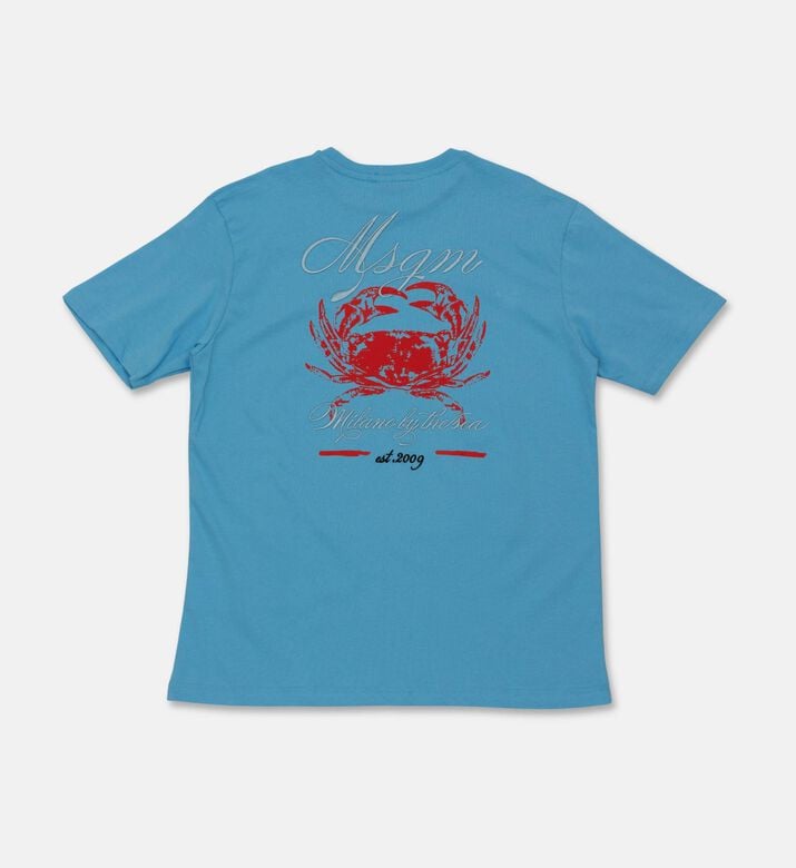 M S G M Animal-print Short-sleeve T-shirt, Packshot View