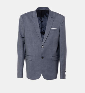 Wool Tailored-fit Suit Jacket