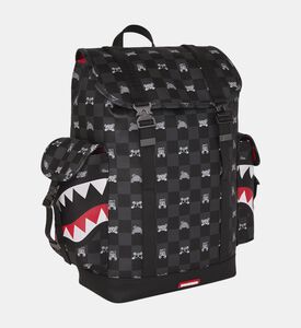 Sprayground Peeking Check Savage Backpack, Packshot View