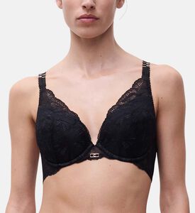 Chantelle Bra, Black, 95, D, Model View