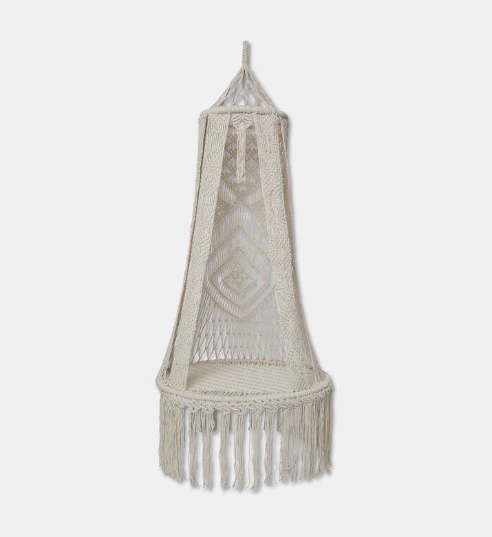 Home Deco and More Luna Natural Cotton Cord Swing, Packshot View