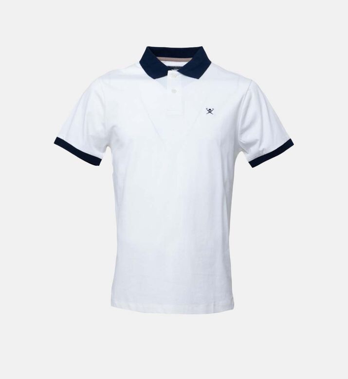 Selvedge Placket Cotton Polo Shirt
