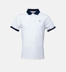 Selvedge Placket Cotton Polo Shirt Selvedge Placket Cotton Polo Shirt