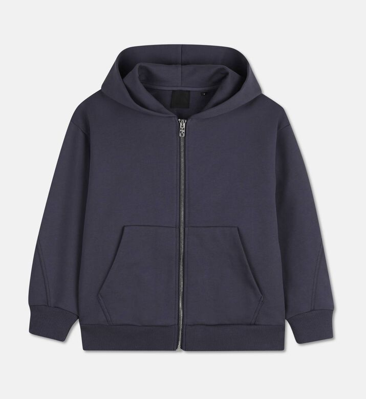 Givenchy Organic Fleece Patch Hooded Cardigan, Packshot View