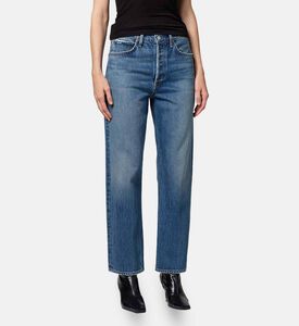 Agolde High-rise Cropped Straight-leg Pants, Model View
