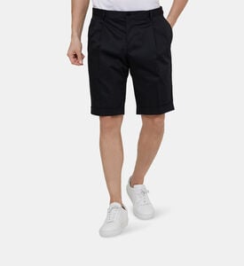 Cuffed Hem Cotton Shorts Cuffed Hem Cotton Shorts