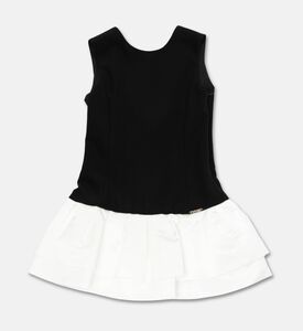 Twinset Contrast Ruffle Woven Dress, Packshot View