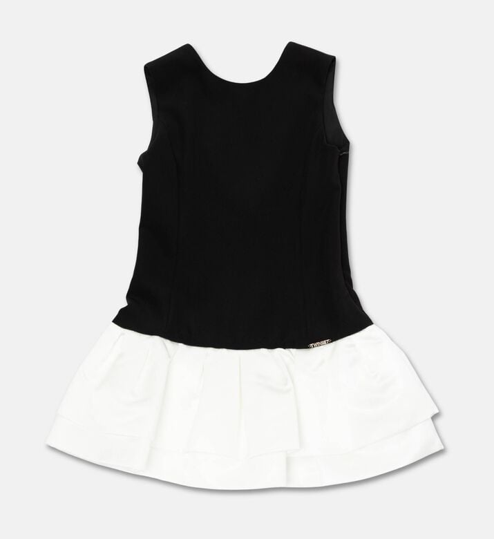 Twinset Contrast Ruffle Woven Dress, Packshot View