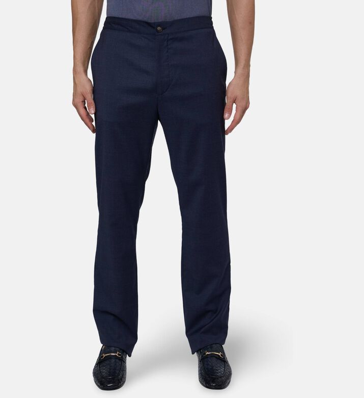 Pal Zileri Tailored Flared Trousers, Model View