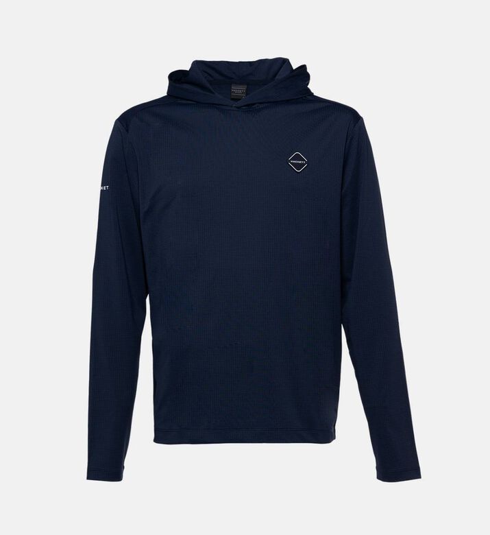 Hackett London Logo-embroidery Long-sleeve Regular-fit Hoodie, Packshot View