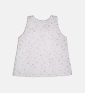 بلوزة بطبعة أزهار للبنات