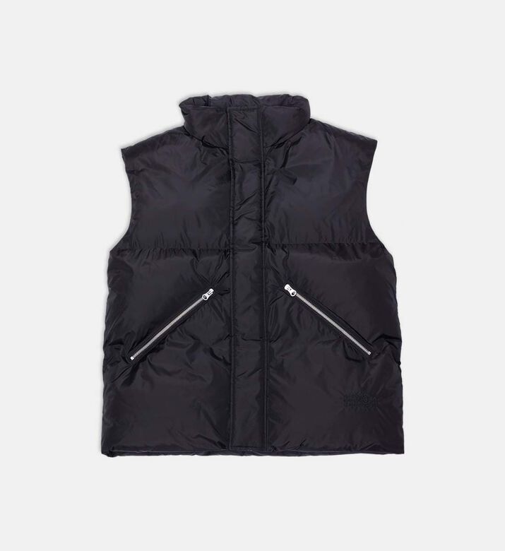 Puffy Sleeveless Regular-fit Vest