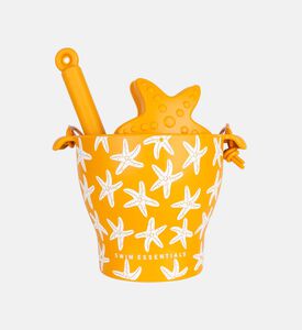 طقم أدوات شاطئ بطبعة نجوم بحر سيليكون