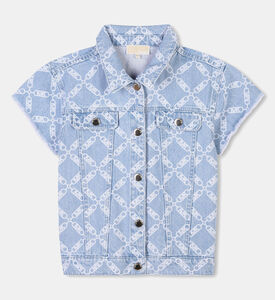 جاكيت جينز قصير