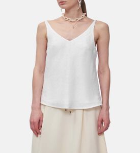 Godalia V-neck Sleeveless Top, Model View