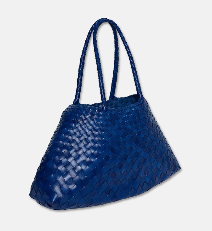 Dragon Diffusion Santa Croce Big Leather Bag, Navy, Packshot View