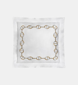 وسادة مطرزة من القطن المتسلسل