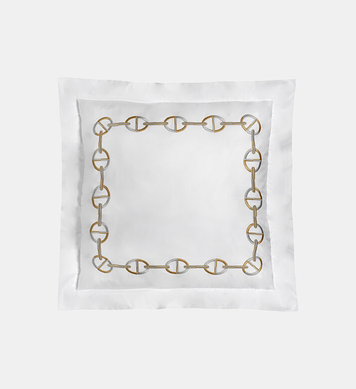 Chain Cotton Embroidered Euro Sham