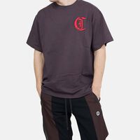 Embroidered Logo Crewneck T-shirt