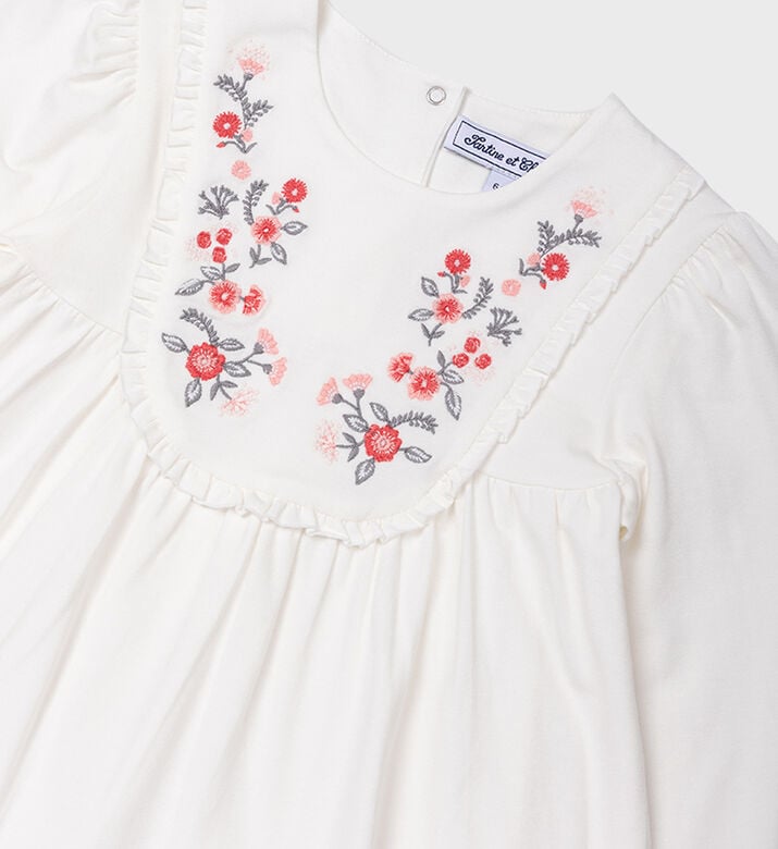 Jardin Embroidered Floral Shirt Jardin Embroidered Floral Shirt