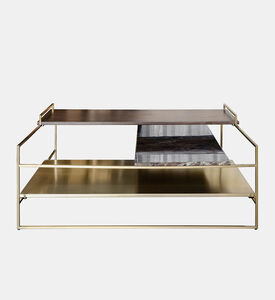 Versmissen Architect Marble Wood Coffee Table, Packshot View