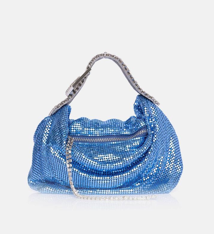 حقيبة يد مزينة بكريستال