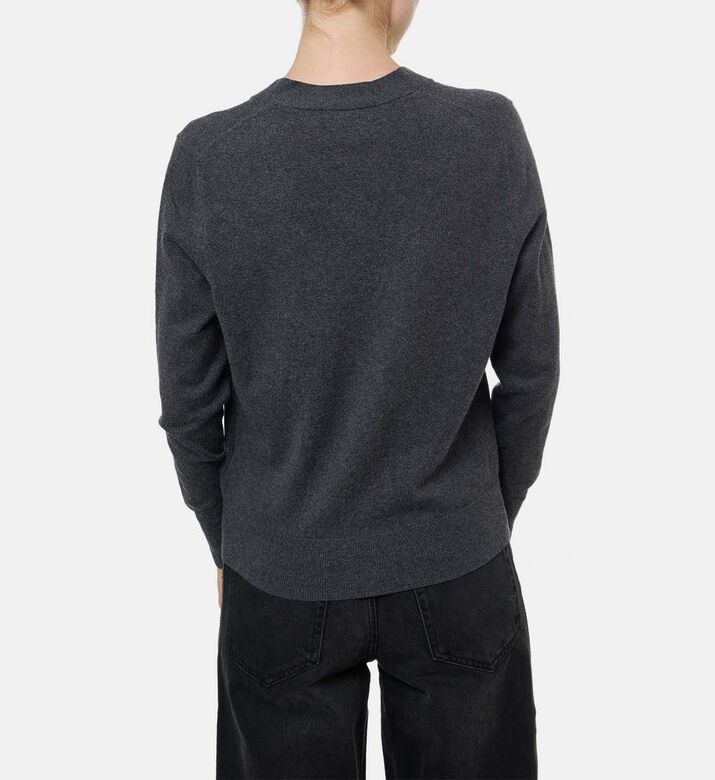 Isabel Marant Button Closure V-neck Cardigan, Model View