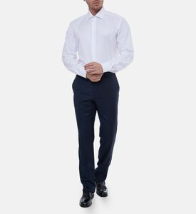 قميص قطن بصف أزرار