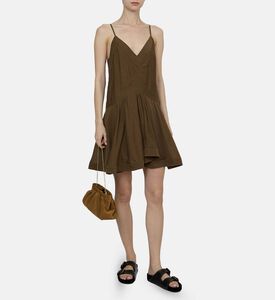 Danielle Cotton-blend Mini Dress