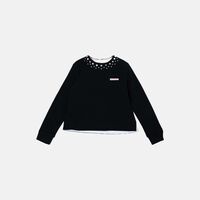 Girl Logo-embroidered Sweatshirt