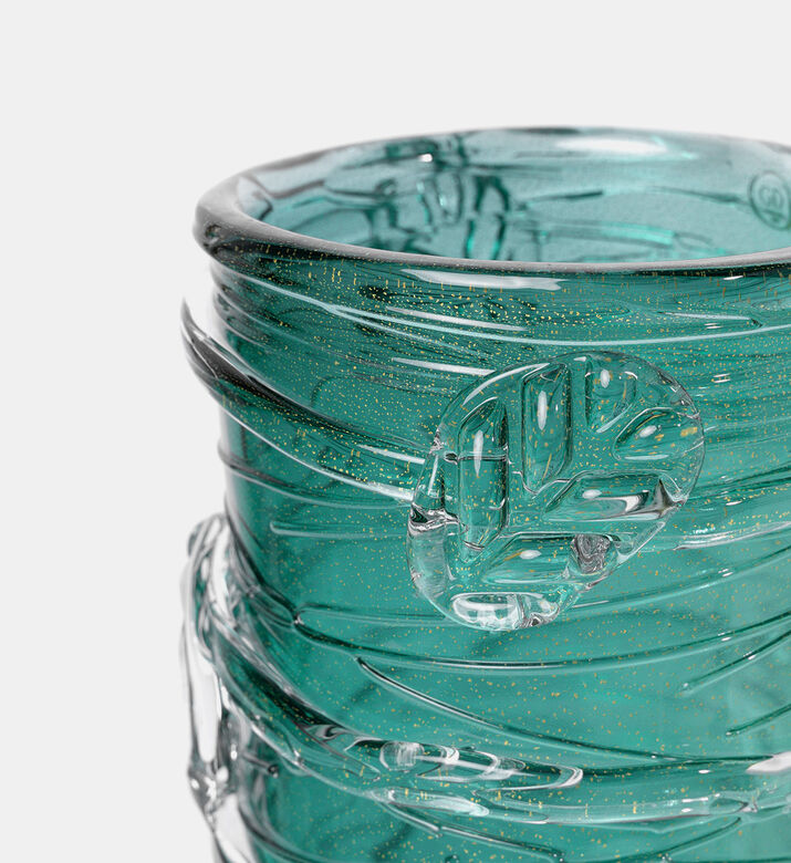 Green Oil Crystal Vase