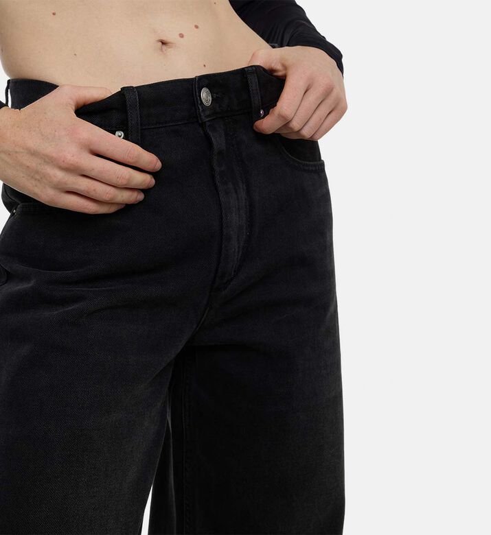Wide-leg Denim Pants