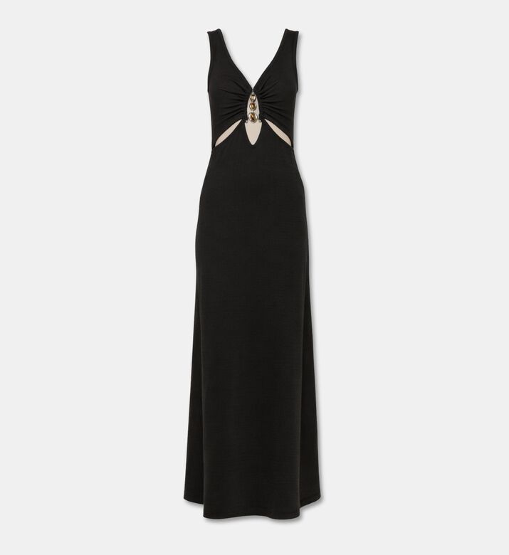 Christopher Esber Dress Droplet, Brown, 05, Packshot View