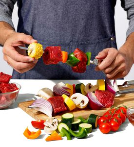 Stainless Grilling Skewers 6-piece Set Stainless Grilling Skewers 6-piece Set